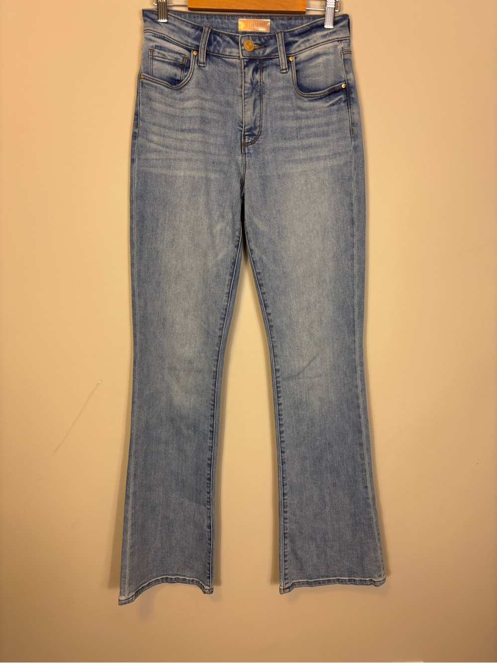 Kut from the Kloth Light Blue Ana High Rise Flare Jeans 0